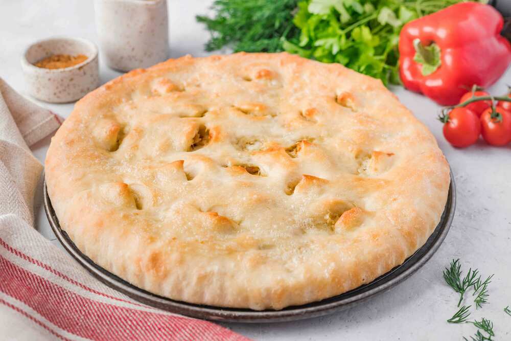 Осетинский с сыром и картофелем