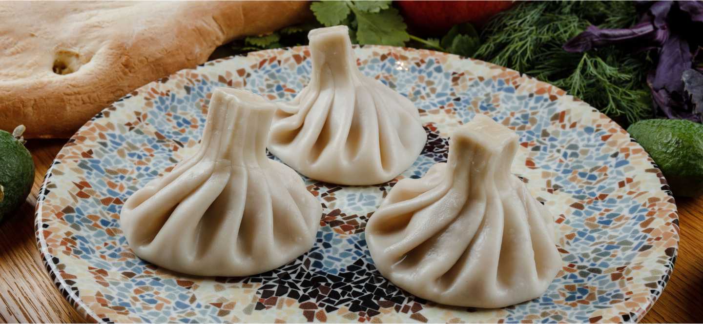 Хинкали с сыром (Грузия)