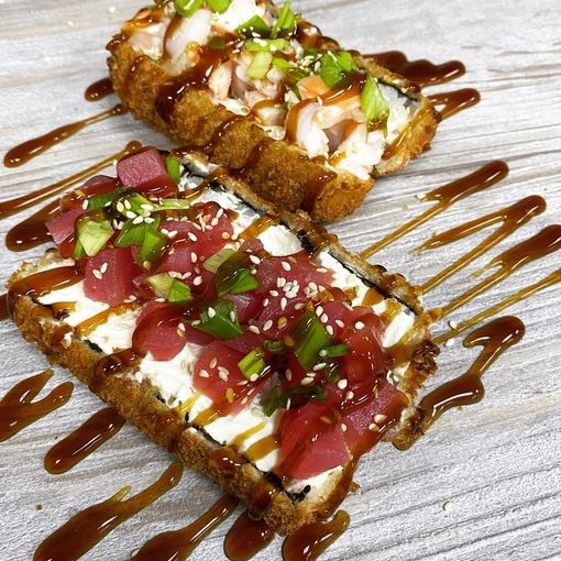 Японский хот-дог с курицей