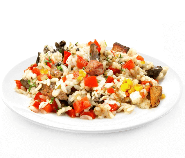 Мясное ризотто