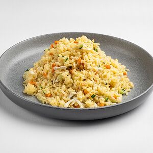 Рис с овощами и яйцом малая