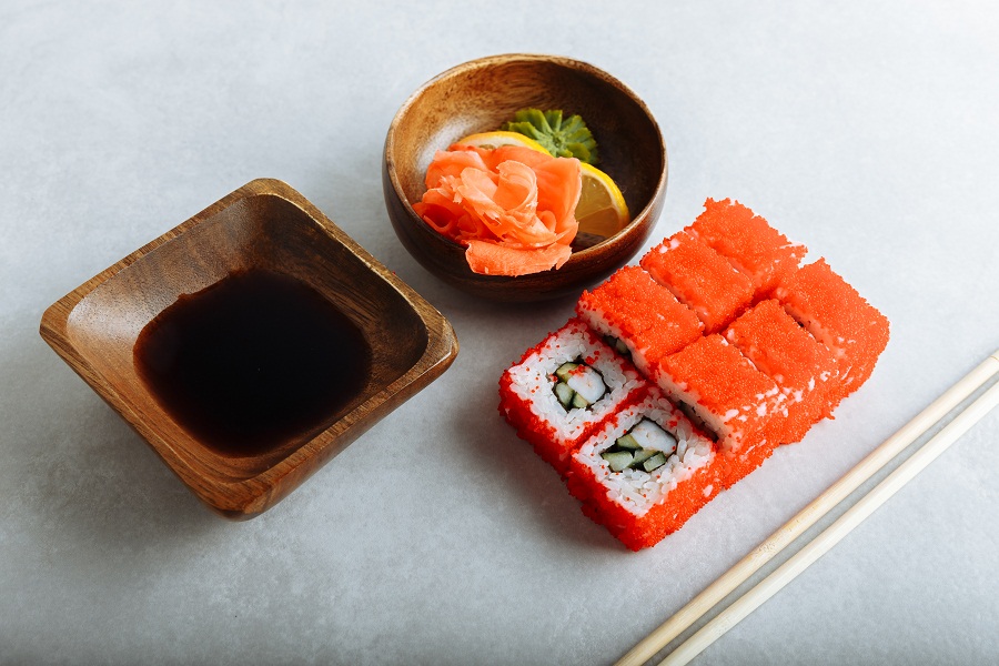 Ролл Калифорния с Креветкой