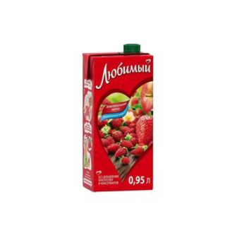 Сок Любимый Земляника 950 мл