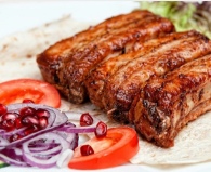 Шашлык из свиной грудинки