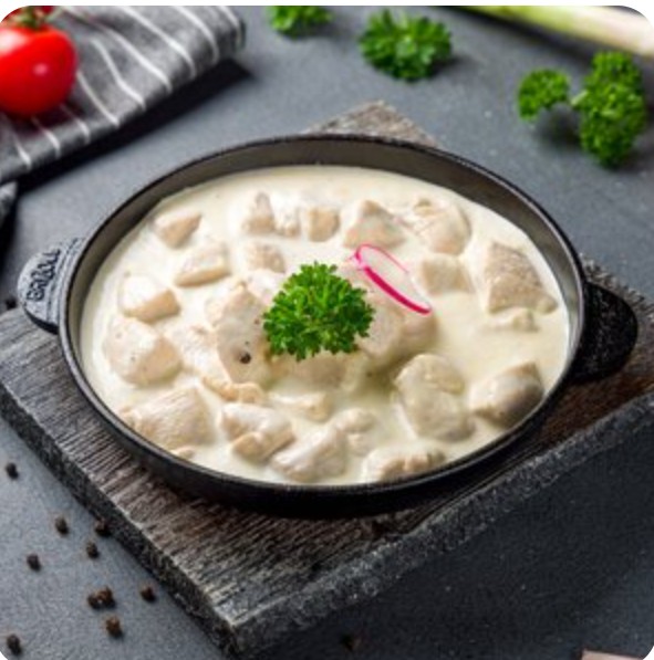 Куриная грудка в сливочном соусе