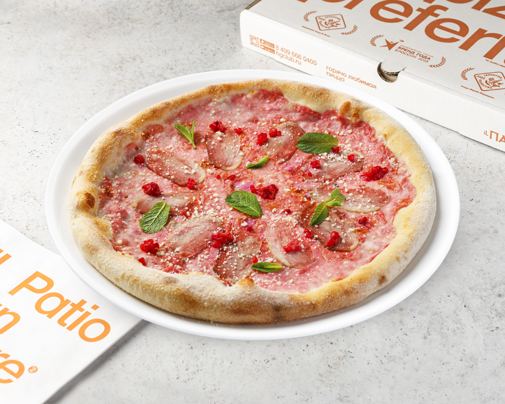 Пицца с уткой и малиной 26 см