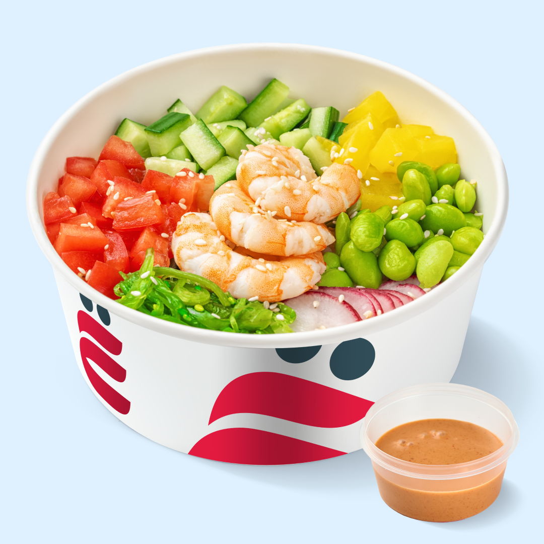 Поке с креветками