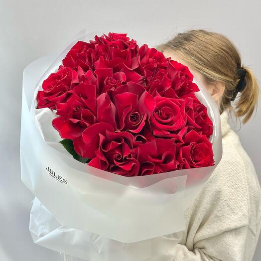 Моно букет из 15 французских роз эксплорер
