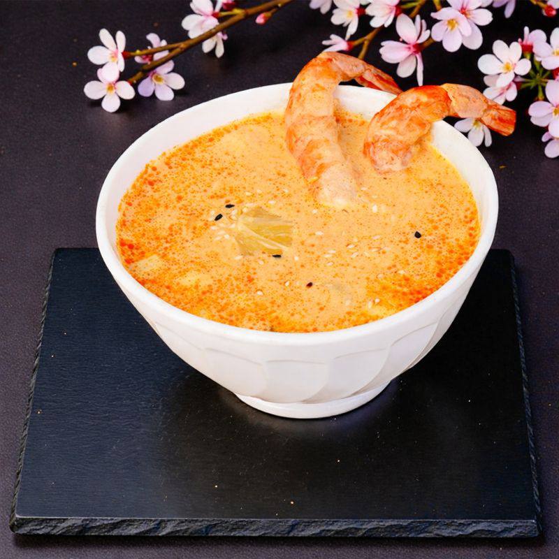 Том ям с креветкой