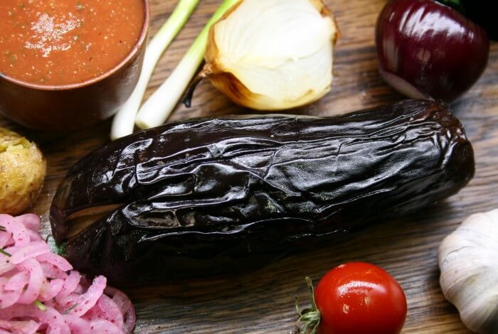 Шашлык из баклажана
