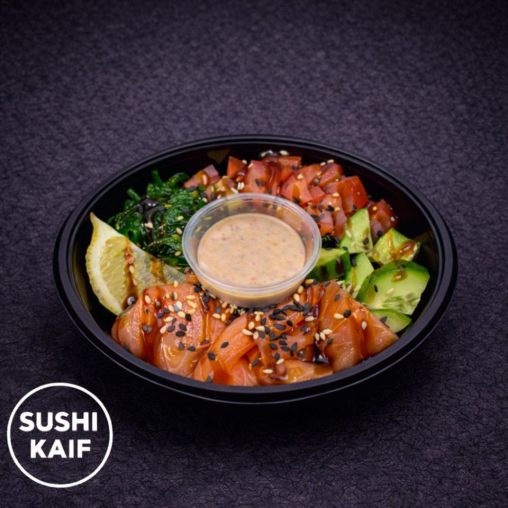 Поке с лососем