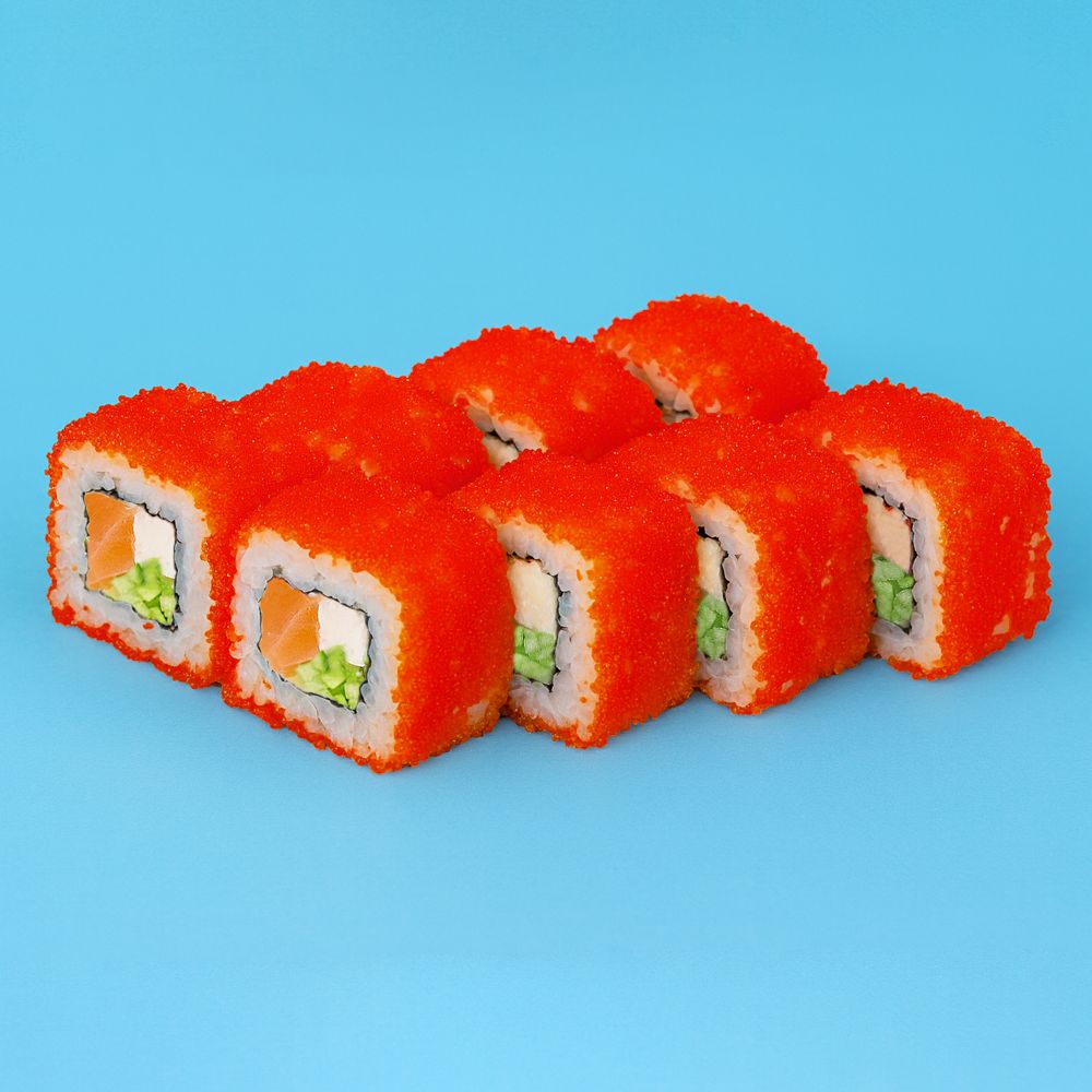 Калифорния Люкс с лососем