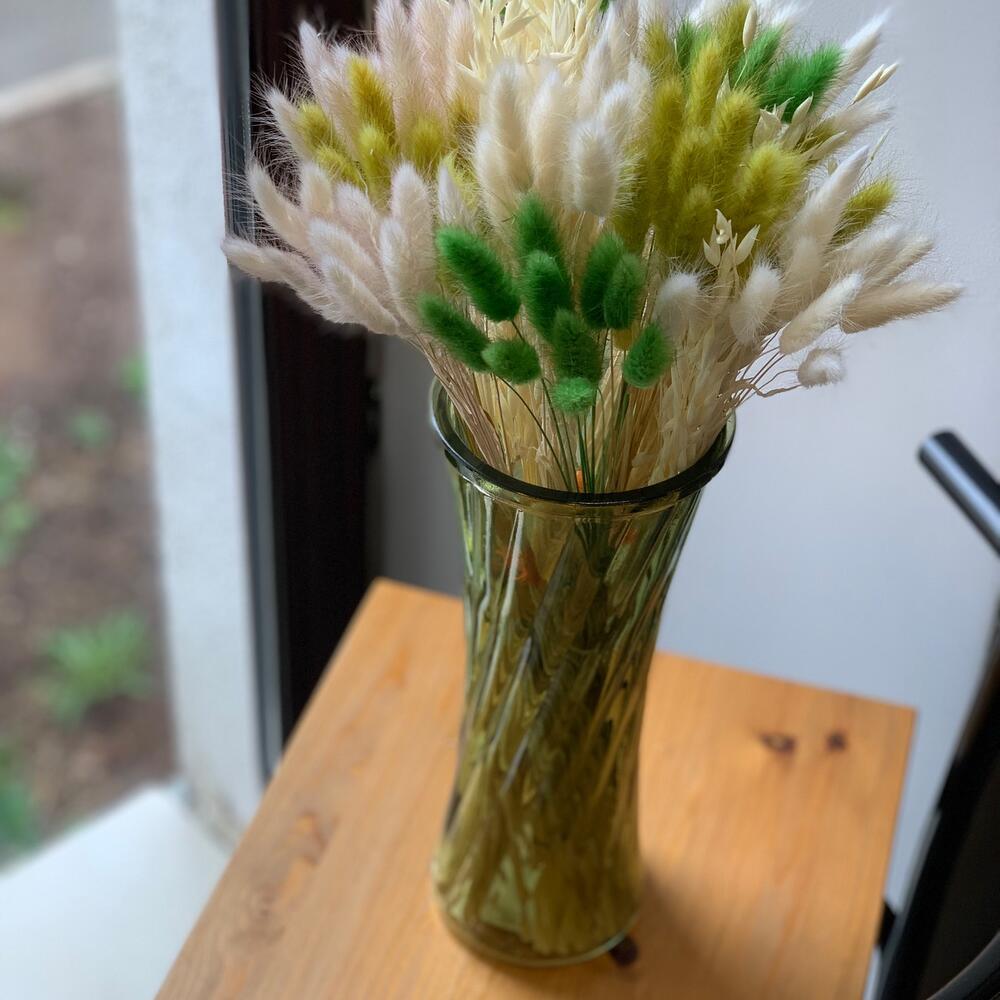 Ваза «Аэлита» зелёная