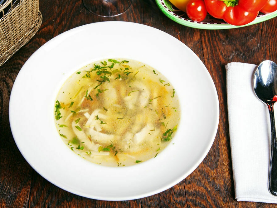 Лапша с курицей