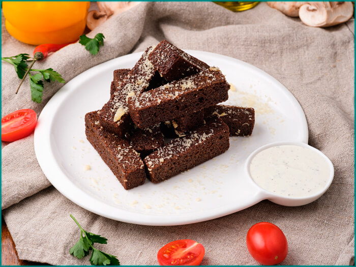 Гренки чесночные