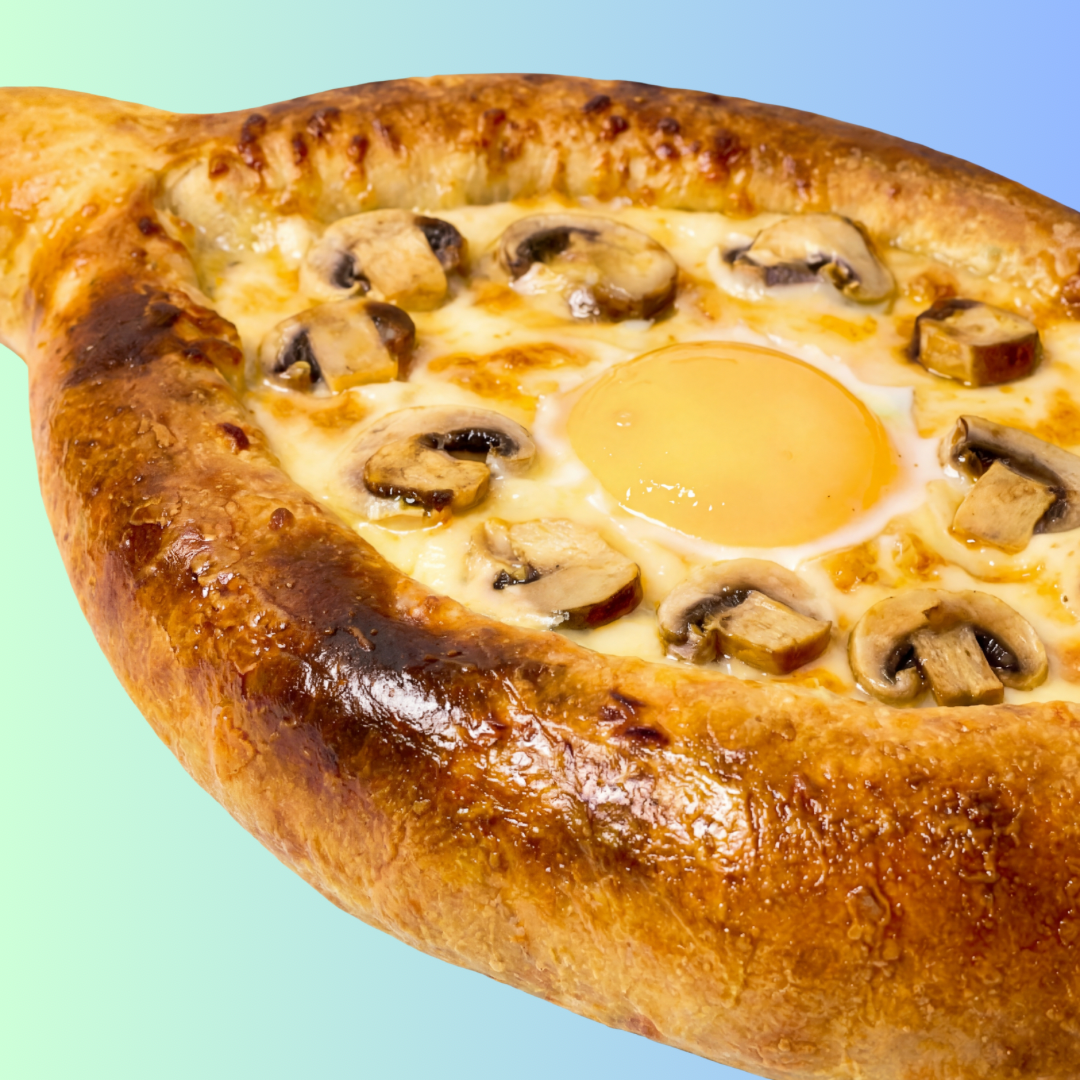 Хачапури с грибами