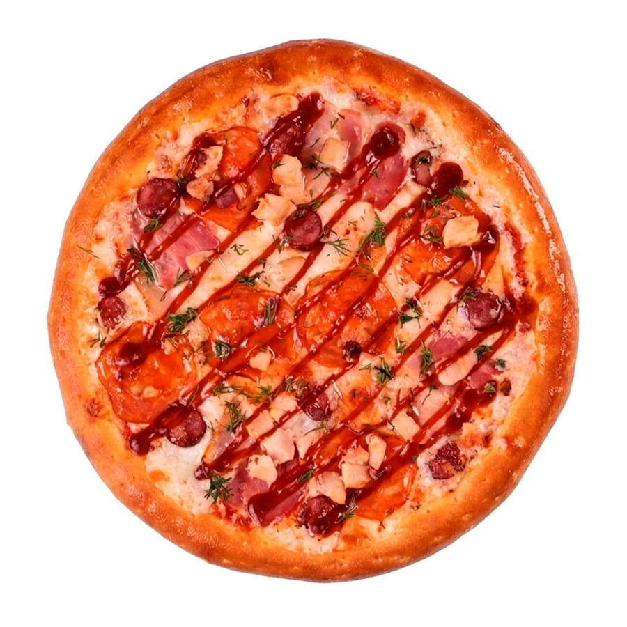 Пицца Мясное барбекю 20 см