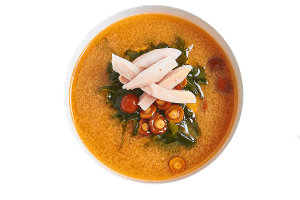 Мисо суп с курицей