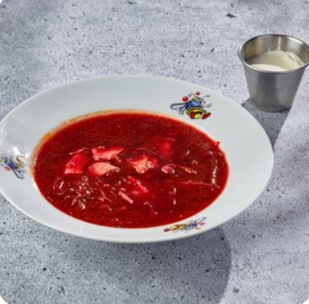 Борщ с цыпленком