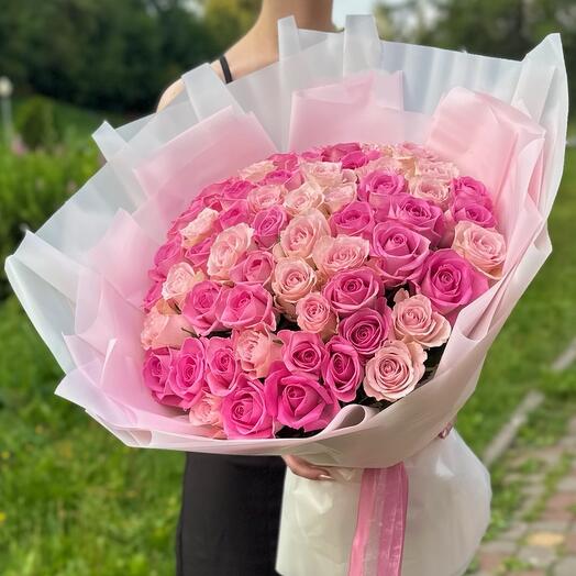 51 Роза нежной принцессе