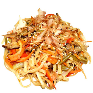 Пшеничная лапша с овощами