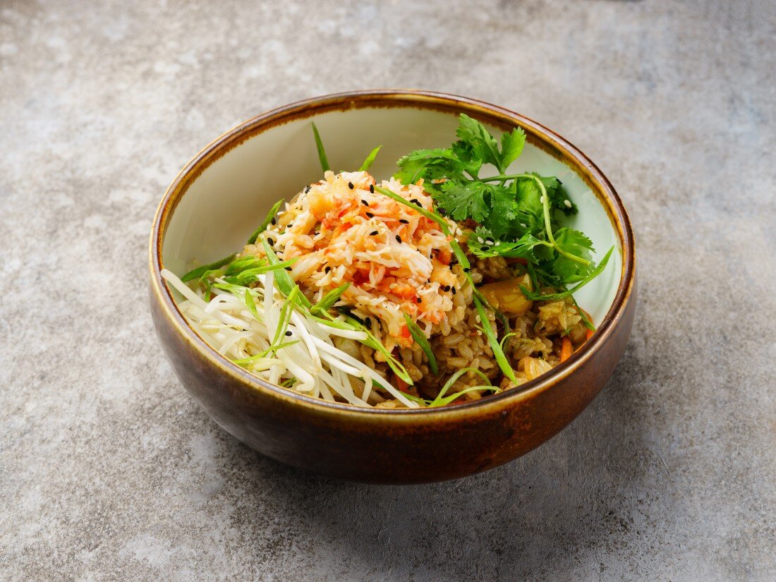 Wok рис с крабом 320гр.