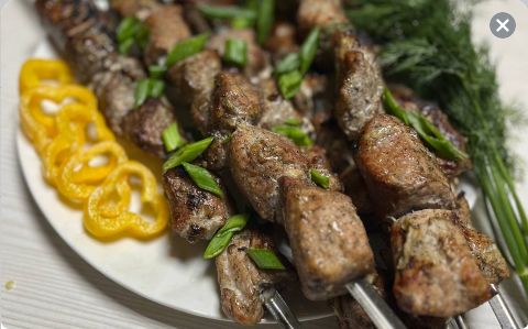 Шашлык из куриной грудки