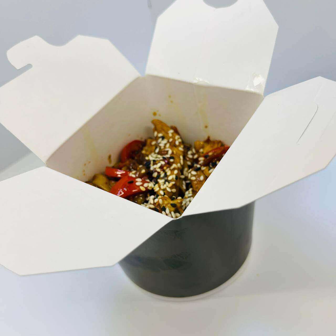 Wok c морепродуктами