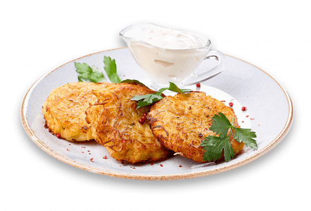 Драники с мясом
