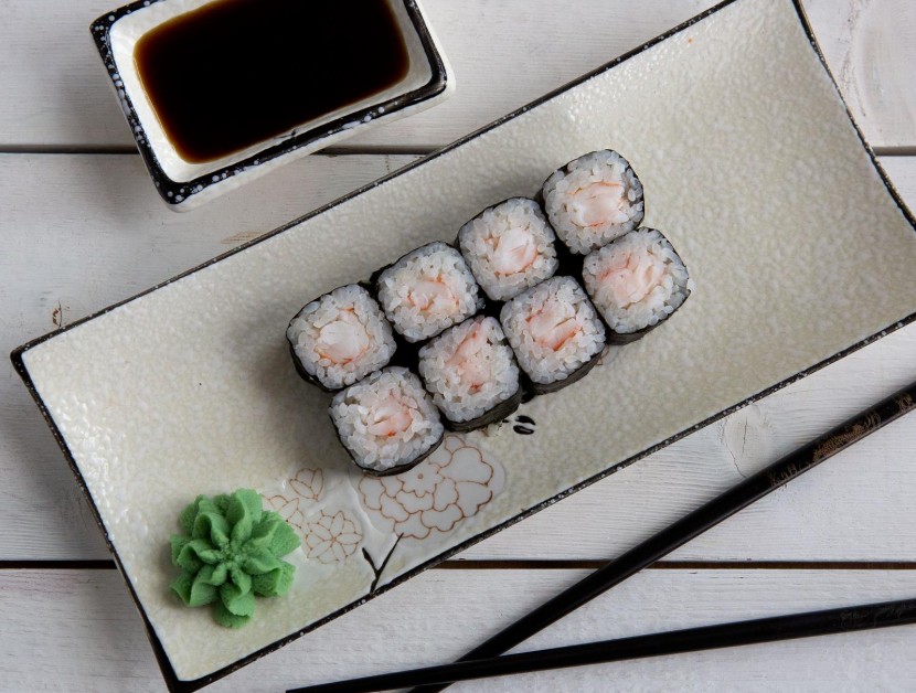 Холодный ролл Классика с креветкой