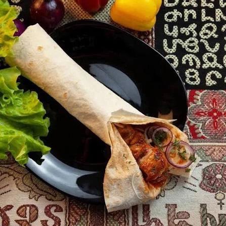 Шашлык из свины в лаваше
