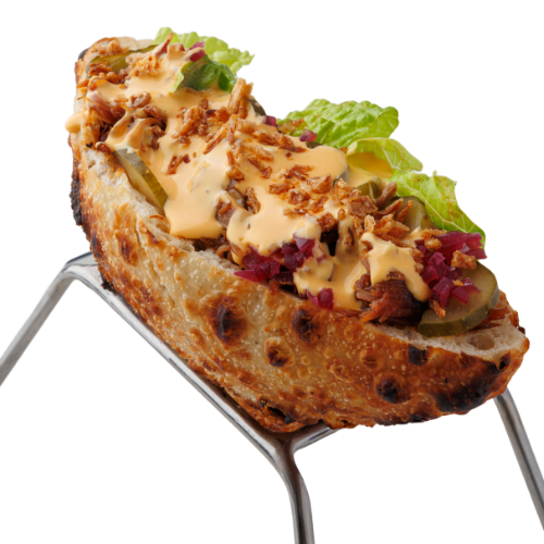 Уголок - Бургер с мясным миксом из коптильни
