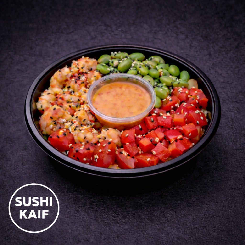 Поке с креветками