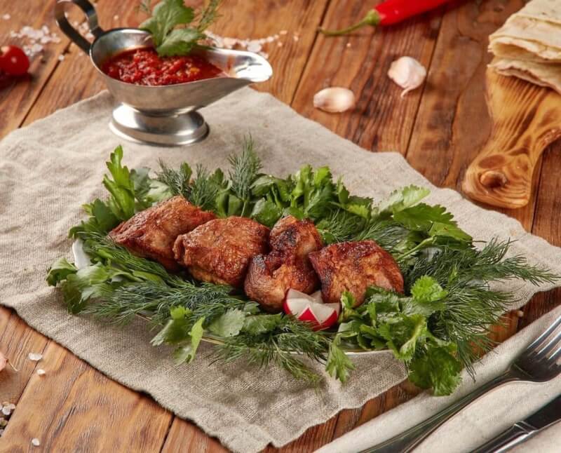 Шашлык из свиной шеи