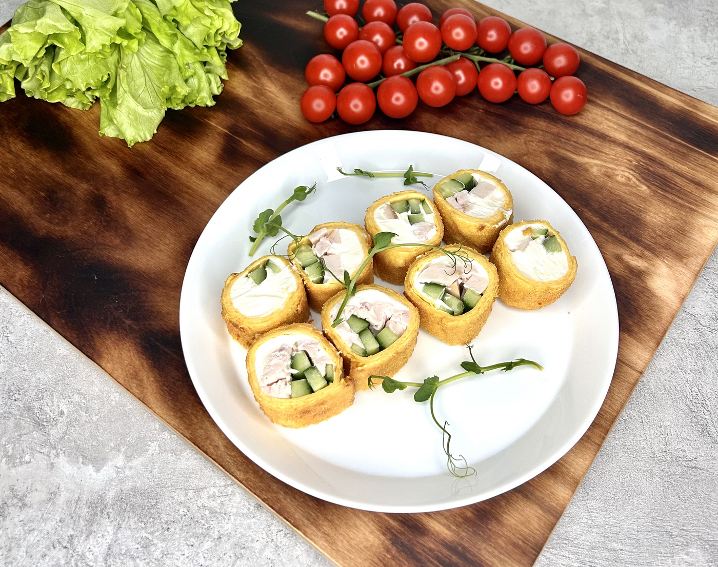 Темпура тортилья с курицей