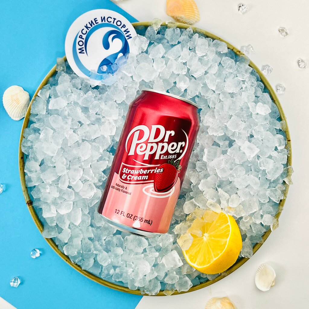 Напиток Dr. Pepper США (Клубника и крем)