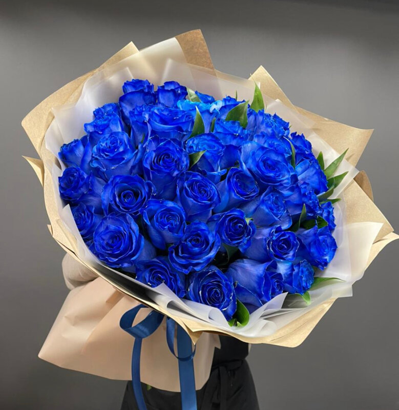 Букет Цвет настроения синий