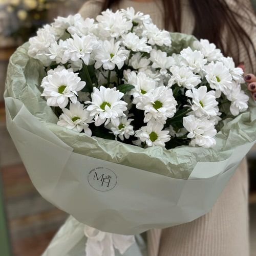 Букет из кустовых хризантем