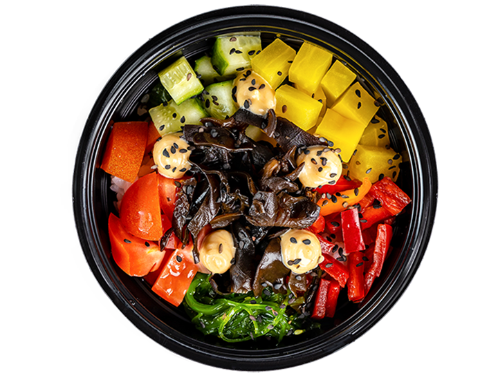 Поке с овощами