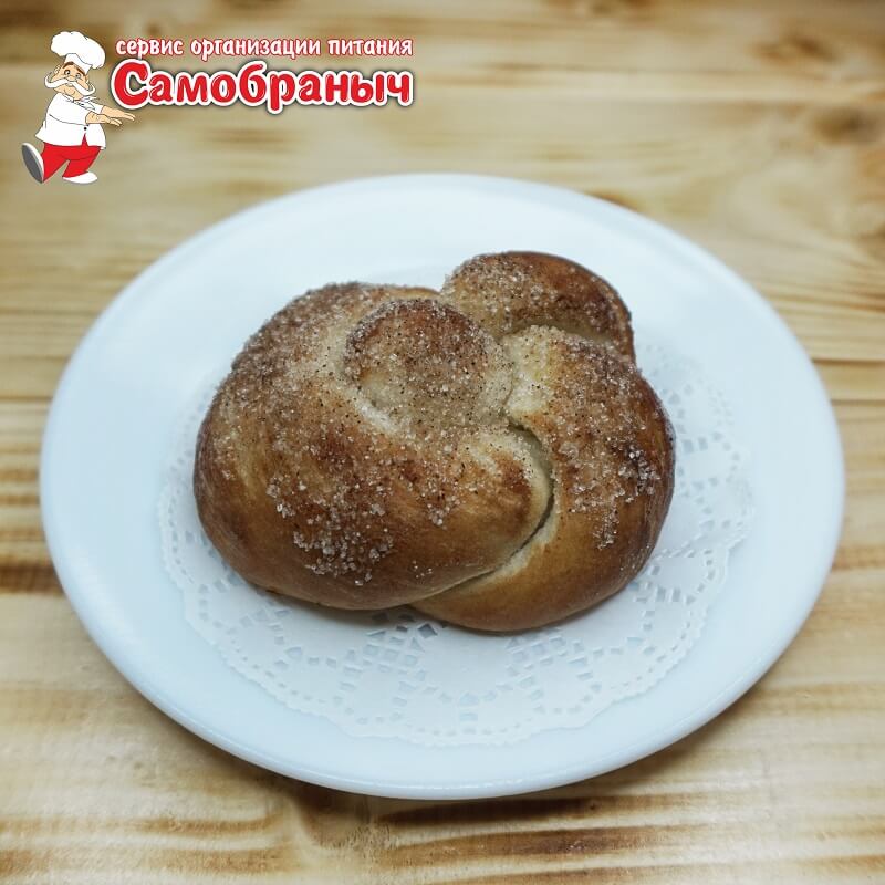 Булочка-витушка с корицей 50гр. 1шт.