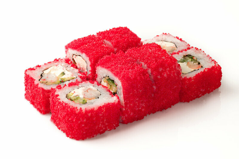 Калифорния с креветкой ролл