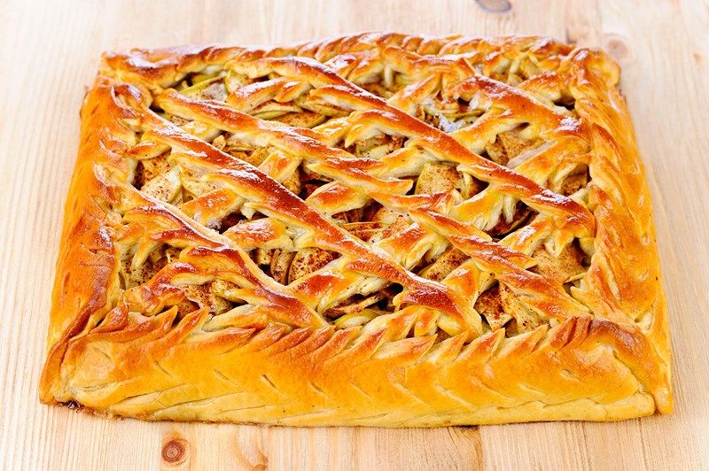 Пирог с яблоком и корицей 1 кг