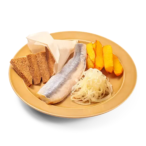 Закуска по-сибирски сельдь (одна порция)