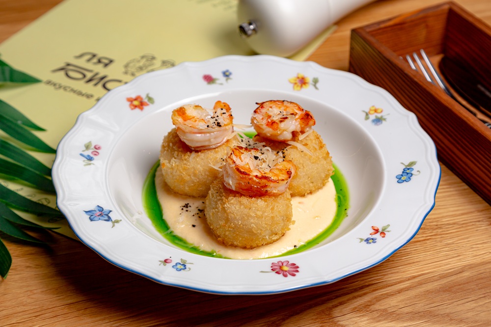 Аранчини с креветками 