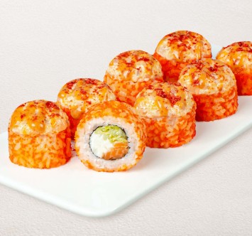 Ролл Пиканто с креветкой и лососем