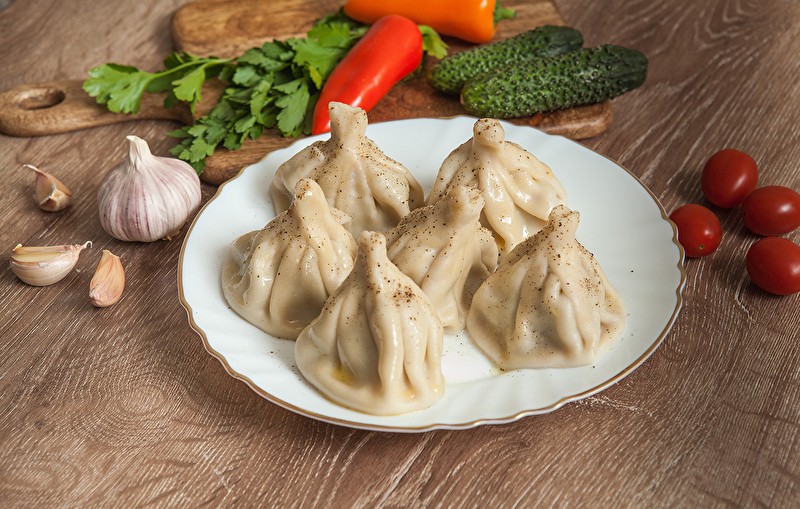 Хинкали с говядиной