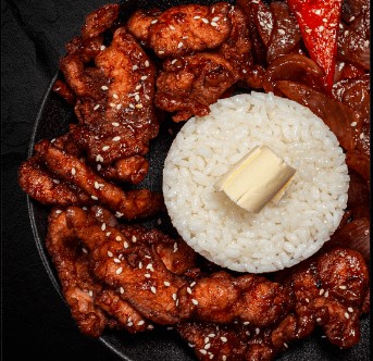Гохан с курицей