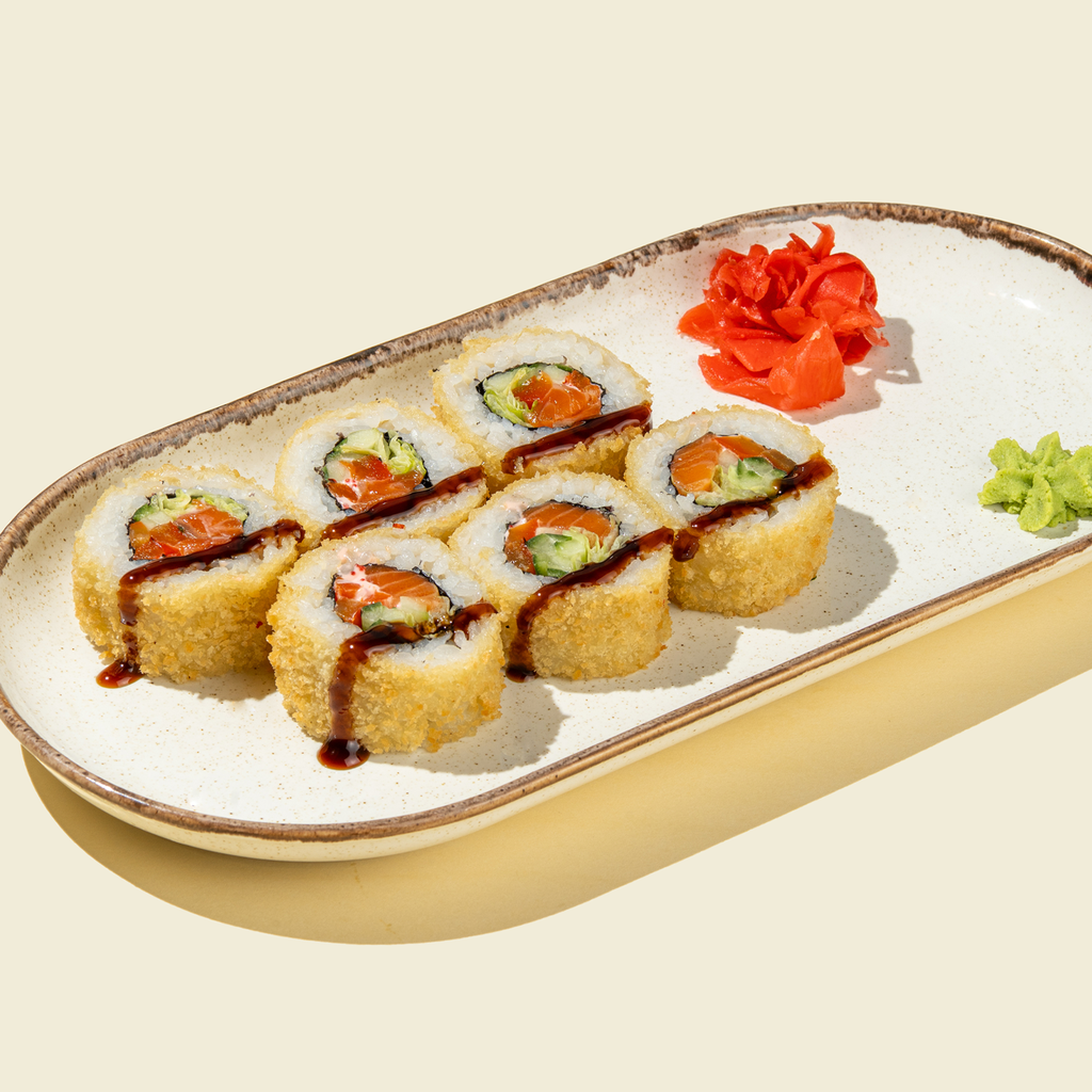 Ролл Темпура лосось (жареный)