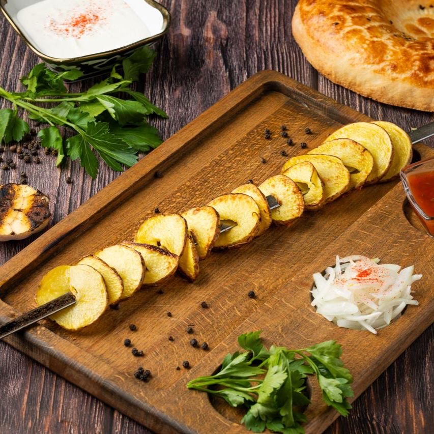 Картофель на гриле