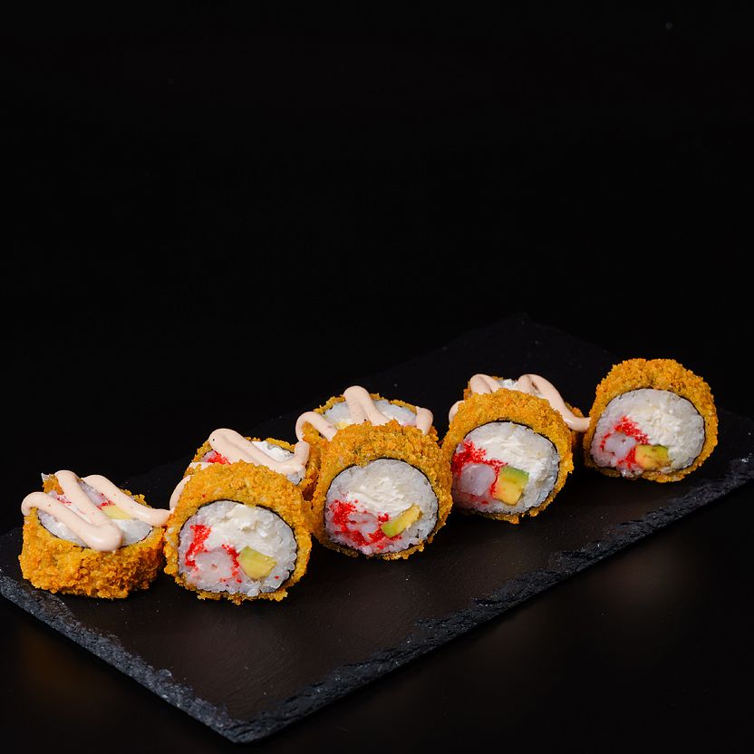 Жареный с креветкой